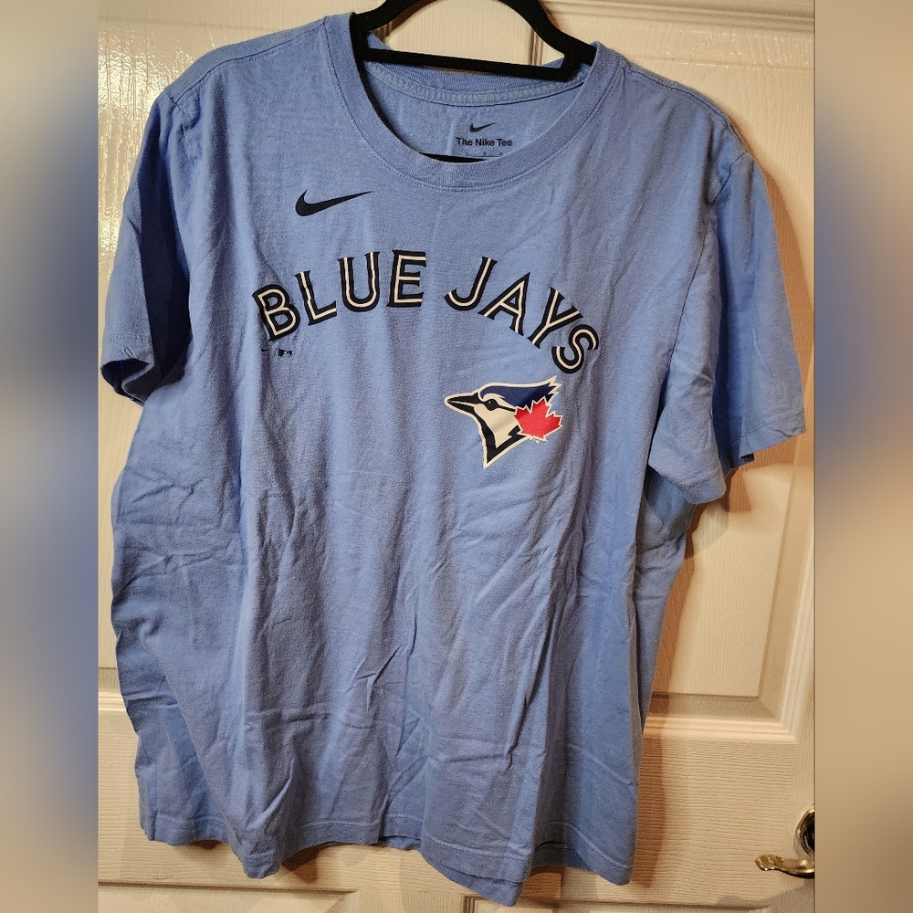 Nike Blue Jays Light Blue Short Sleeve Tee with Team Logo